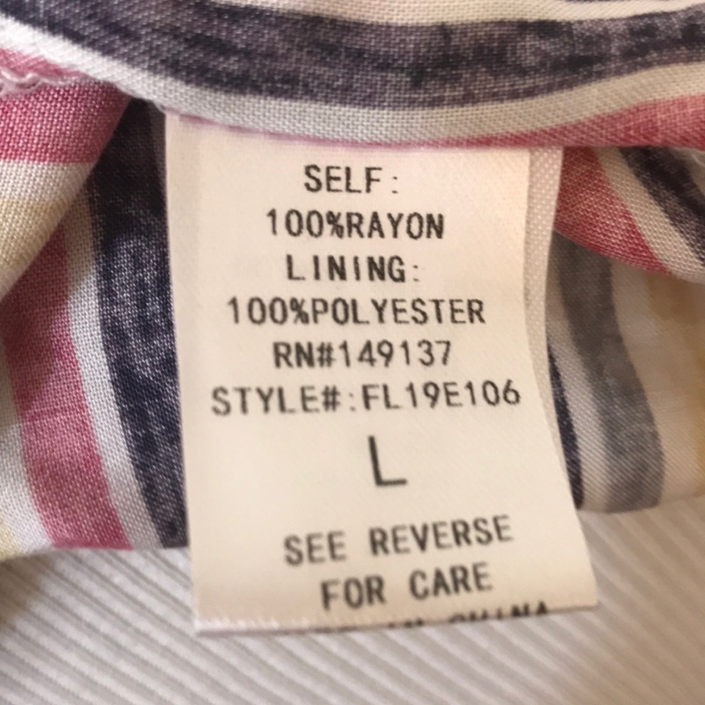 MOD Multi-Color Tank Button Down | L - Picture 4 of 4